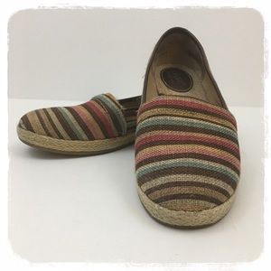 B.O.C. Multi Stripe Fabric/Leather Espadrilles 7